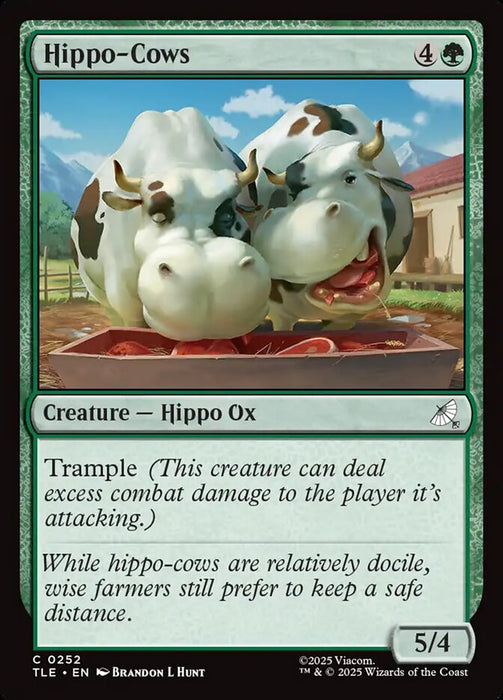 Hippo-Cows (Foil)