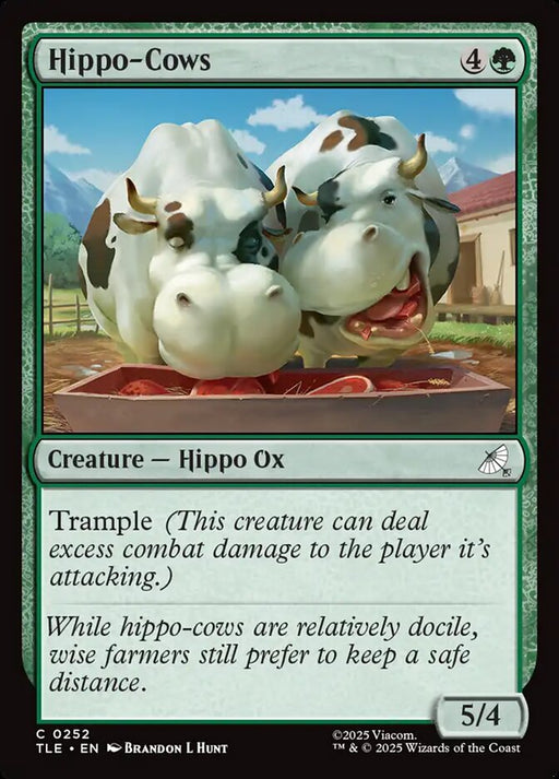 Hippo-Cows (Foil)