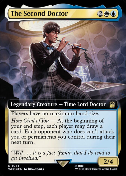 The Second Doctor - Extended Art - Legendary - Surge Foil (Foil)