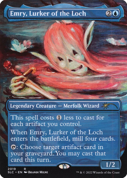 Emry, Lurker of the Loch - Borderless - Full Art - Inverted - Legendary (Foil)