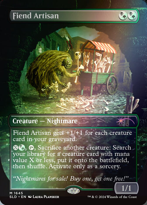 Fiend Artisan - Borderless - Full Art - Inverted (Foil)