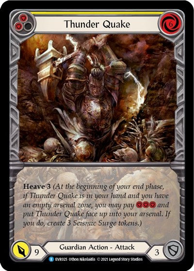 Thunder Quake (Yellow) - Extended Art - 1st Edition