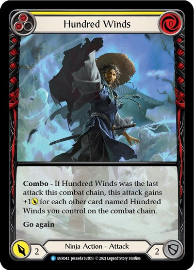Hundred Winds (Yellow) - Extended Art - 1st Edition