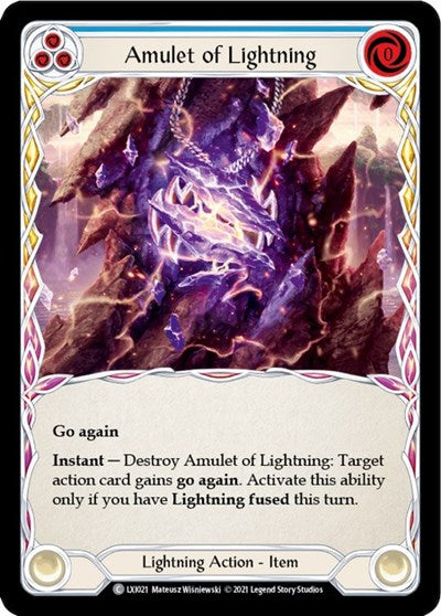 Amulet of Lightning (Blue)