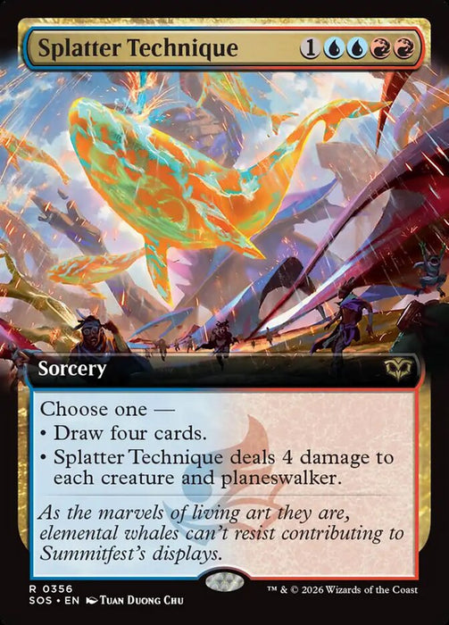 Splatter Technique - Extended Art