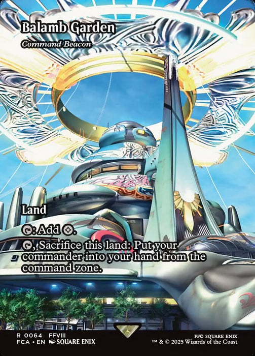 Balamb Garden - Command Beacon - Borderless - Full Art - Inverted