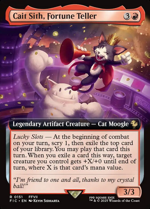 Cait Sith, Fortune Teller - Extended Art - Legendary (Foil)