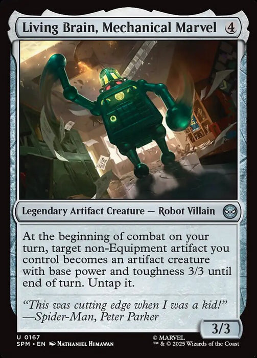 Living Brain, Mechanical Marvel - Legendary (Foil)