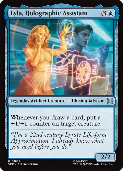 Lyla, Holographic Assistant - Legendary (Foil)
