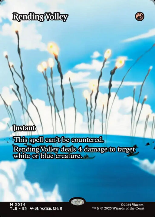 Rending Volley - Borderless - Full Art - Inverted