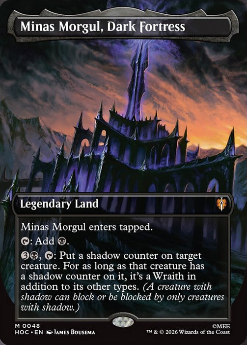 Minas Morgul, Dark Fortress - Borderless (Foil)