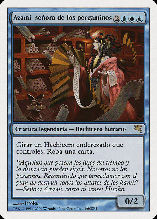 Azami, señora de los pergaminos - Azami, Lady of Scrolls