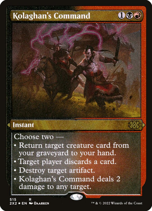 Kolaghan's Command - Etched - Inverted - Etched (Foil)