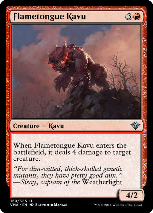 Flametongue Kavu (Foil)