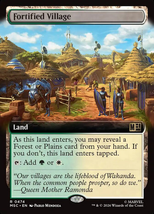 Fortified Village - Extended Art