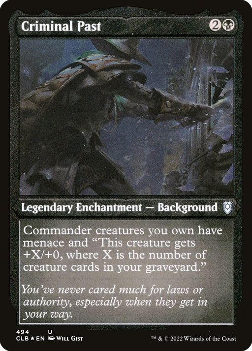 Criminal Past - Etched - Inverted - Legendary - Etched (Foil)