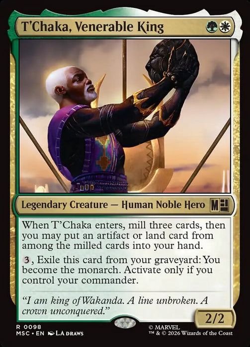 T'Chaka, Venerable King - Legendary - Surge Foil