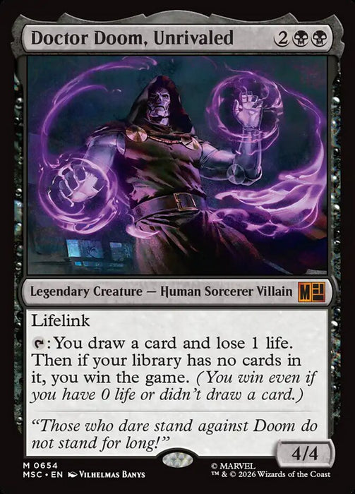 Doctor Doom, Unrivaled - Legendary