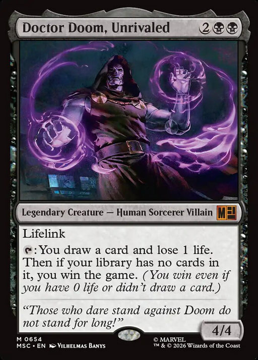 Doctor Doom, Unrivaled - Legendary (Foil)