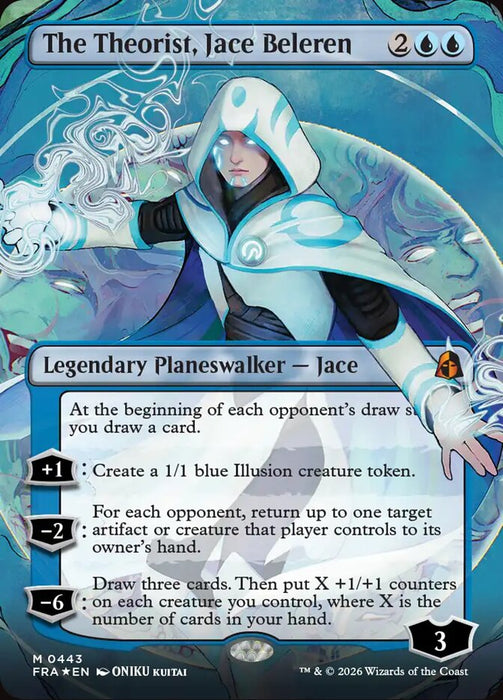 The Theorist, Jace Beleren - Borderless (Foil)