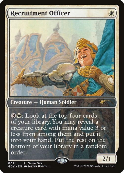 Recruitment Officer - Full Art - Inverted