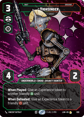 Highsinger - Deadly Droid (Prestige) - Foil