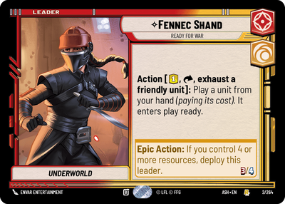Fennec Shand - Ready for War