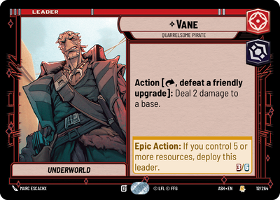 Vane - Quarrelsome Pirate