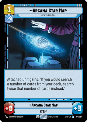 Arcana Star Map - Path to Peridea