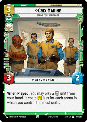 Crix Madine - Strike Team Strategist