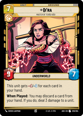 Qi'ra - Master of Teräs Käsi