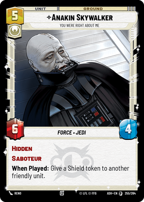 Anakin Skywalker - You Were Right About Me