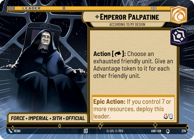 Emperor Palpatine - According to My Design (Hyperspace)