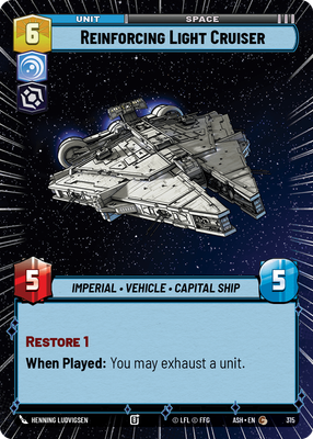Reinforcing Light Cruiser (Hyperspace)