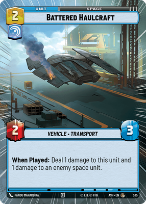 Battered Haulcraft (Hyperspace)