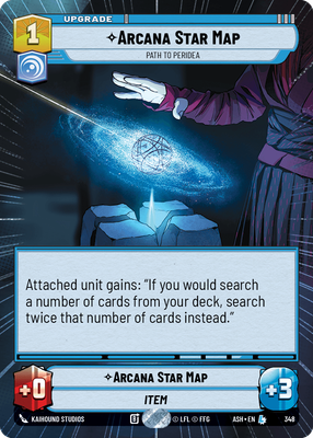 Arcana Star Map - Path to Peridea (Hyperspace)