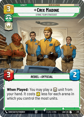 Crix Madine - Strike Team Strategist (Hyperspace)