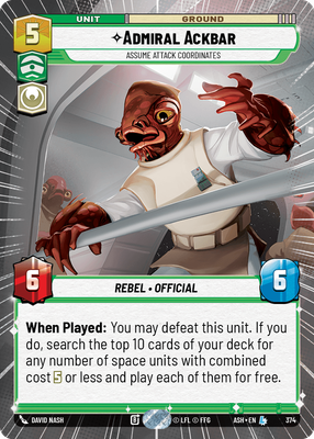 Admiral Ackbar - Assume Attack Coordinates (Hyperspace)