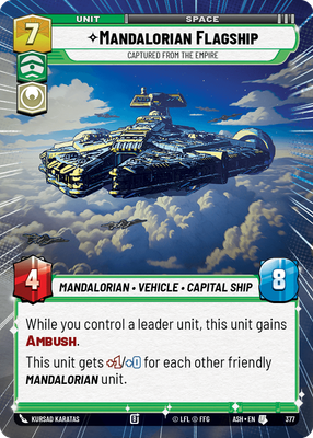 Mandalorian Flagship - Captured from the Empire (Hyperspace)