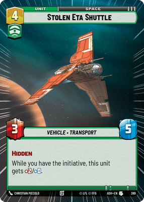 Stolen Eta Shuttle (Hyperspace)