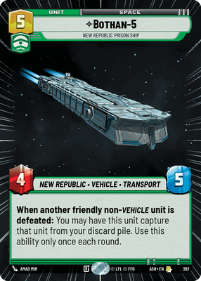 Bothan-5 - New Republic Prison Ship (Hyperspace)
