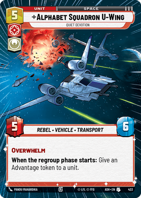 Alphabet Squadron U-Wing - Quiet Devotion (Hyperspace)