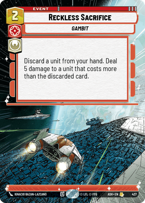Reckless Sacrifice (Hyperspace)