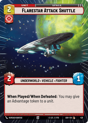 Flarestar Attack Shuttle (Hyperspace)