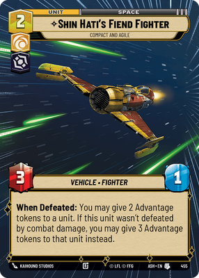 Shin Hati's Fiend Fighter - Compact and Agile (Hyperspace)