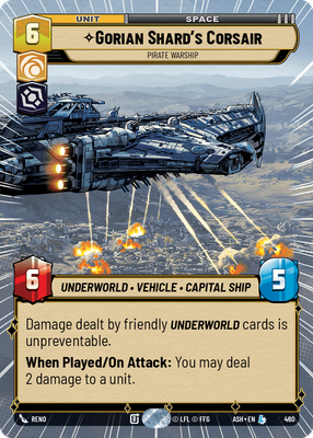 Gorian Shard's Corsair - Pirate Warship (Hyperspace)