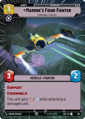 Marrok's Fiend Fighter - Formidable Pursuer (Hyperspace)