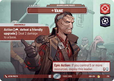 Vane - Quarrelsome Pirate (Showcase)