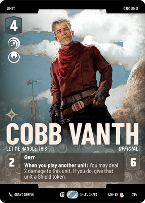 Cobb Vanth - Let Me Handle This (Prestige)