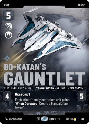 Bo-Katan's Gauntlet - Reinforce from Above (Prestige)